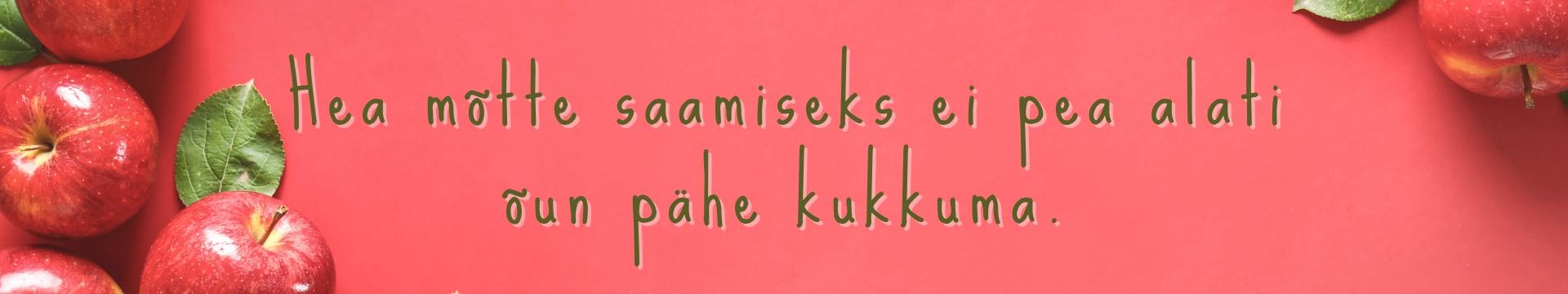 hea mõtte saamiseks